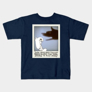 Brave / Afraid # Bob The Lop Kids T-Shirt